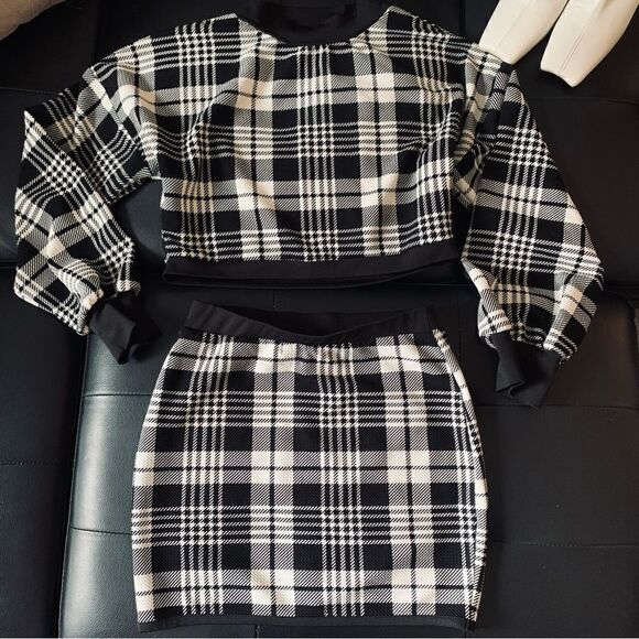 CBR PLAID MINI SKIRT SET - Picture 5 of 11